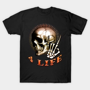 Metal 4 Life Orange T-Shirt